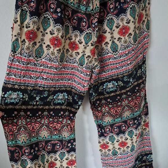 Bohemian Multicolor Women's Pants - Picture 6 of 7